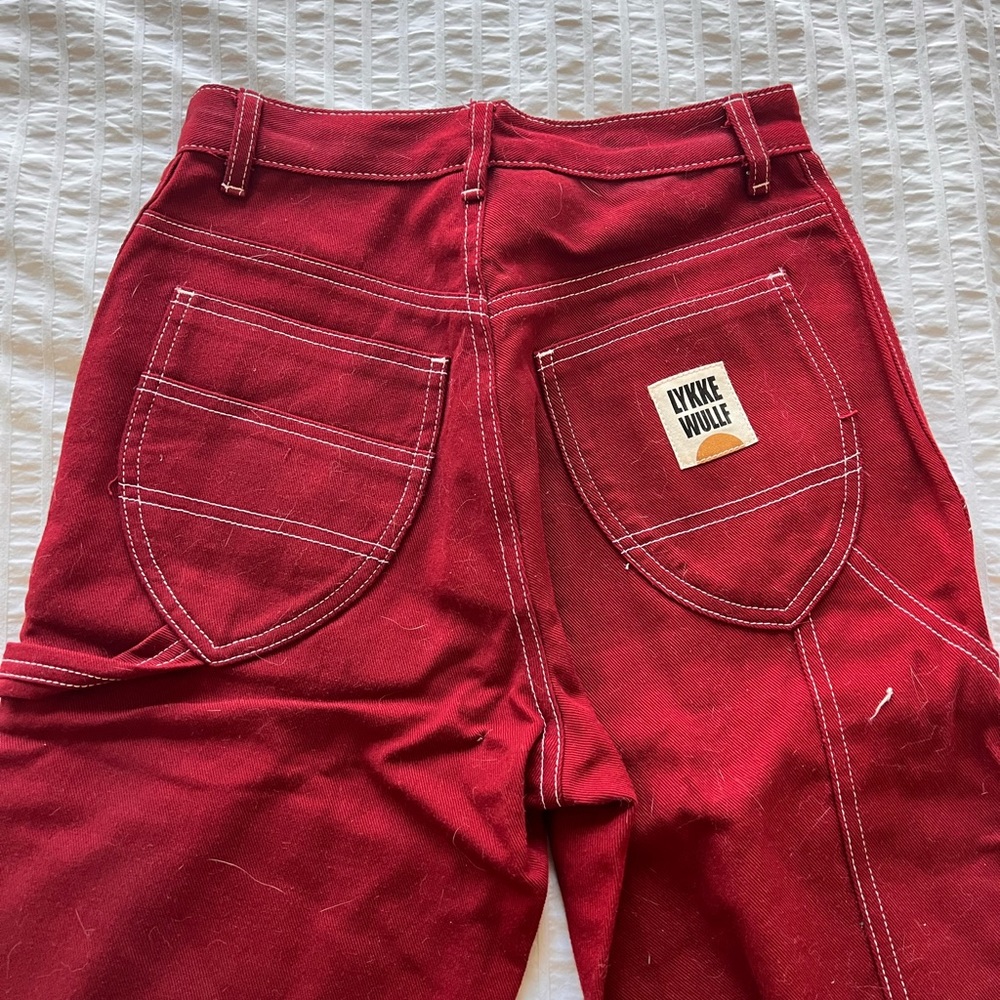 Lykke Wulf red pants (size small)